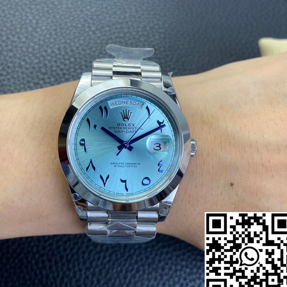 Ice Day Middle Date Dial BP Stainless Steel Factory East Rolex Blue Customization 0327